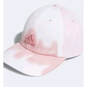 Adidas Colorwash Women's Training Hat Adjustable Pink/White Embroidered Logo